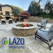 Lazo Landscaping  - Patio with Firepit